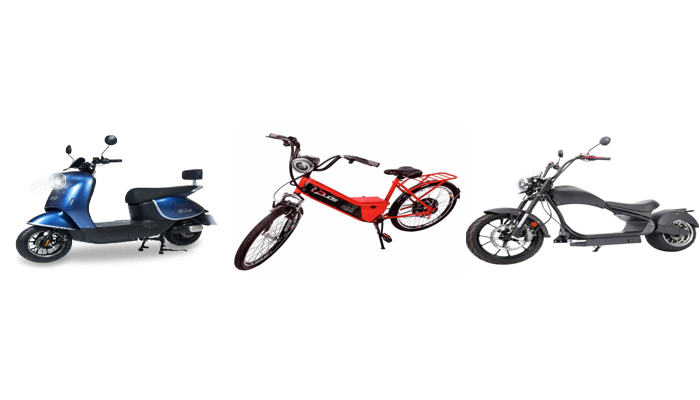 Imagem comparativa de mobilidade individual